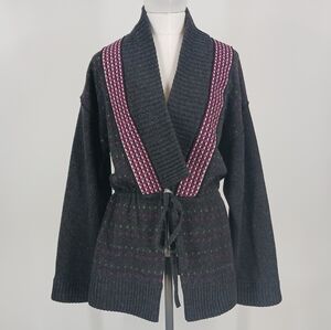 Kenzo Tie Front Cardigan